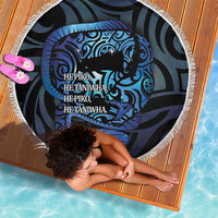 Tuna Eel New Zealand Matariki Beach Blanket He Piko He Taniwha Maori Pattern