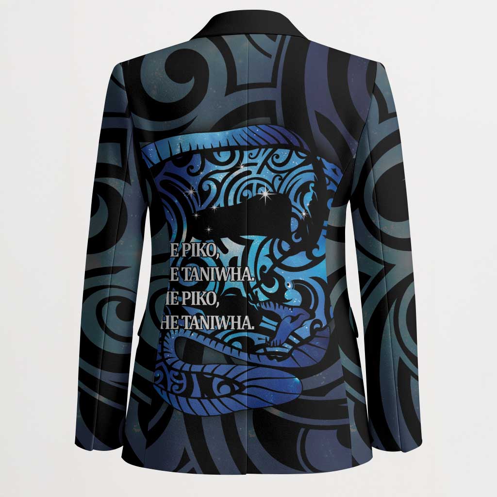 Tuna Eel New Zealand Matariki Blazer He Piko He Taniwha Maori Pattern LT14 - Polynesian Pride