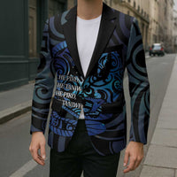 Tuna Eel New Zealand Matariki Blazer He Piko He Taniwha Maori Pattern LT14 - Polynesian Pride