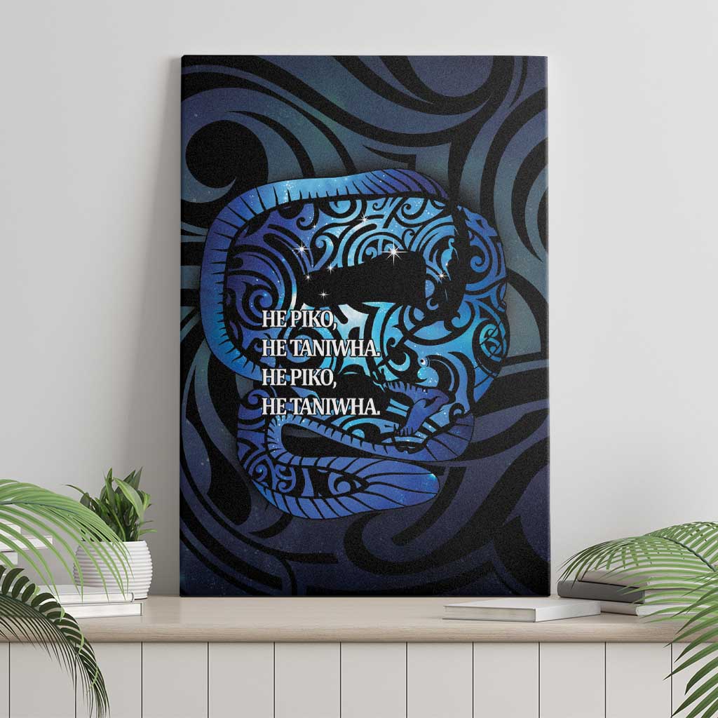 Tuna Eel New Zealand Matariki Canvas Wall Art He Piko He Taniwha Maori Pattern LT14 - Polynesian Pride