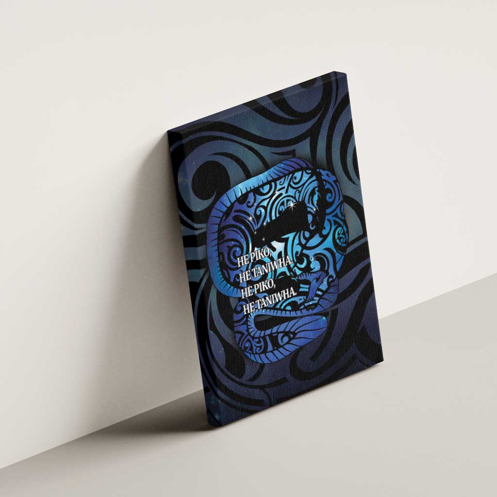 Tuna Eel New Zealand Matariki Canvas Wall Art He Piko He Taniwha Maori Pattern LT14 - Polynesian Pride
