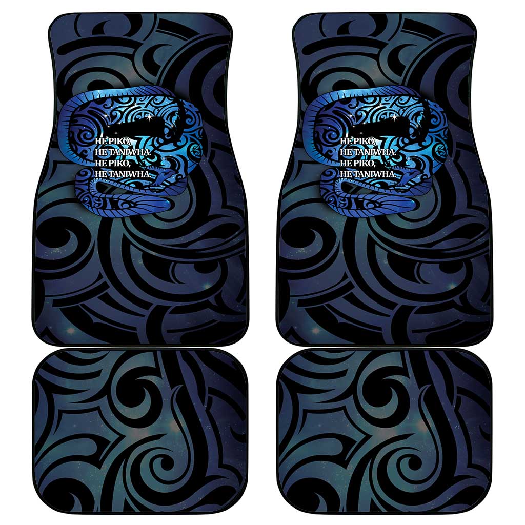 Tuna Eel New Zealand Matariki Car Mats He Piko He Taniwha Maori Pattern LT14 - Polynesian Pride