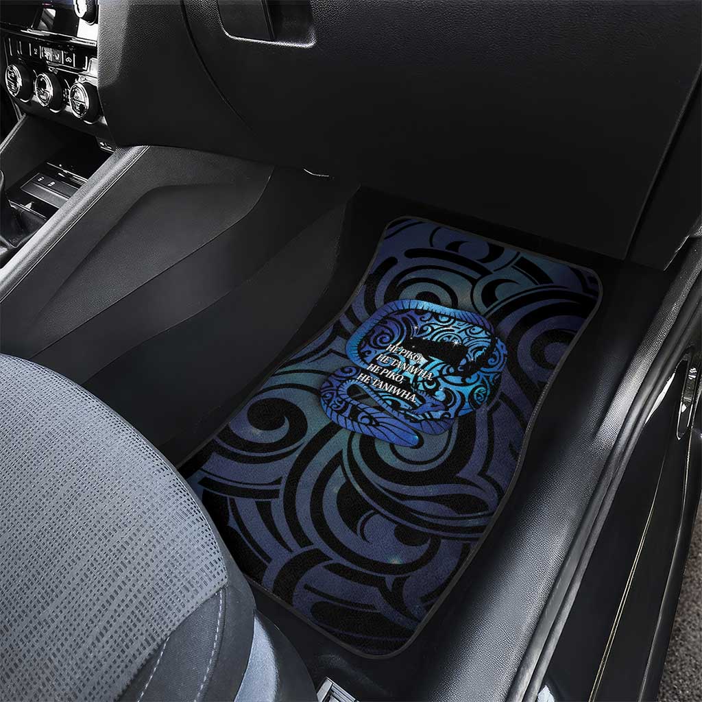 Tuna Eel New Zealand Matariki Car Mats He Piko He Taniwha Maori Pattern LT14 - Polynesian Pride