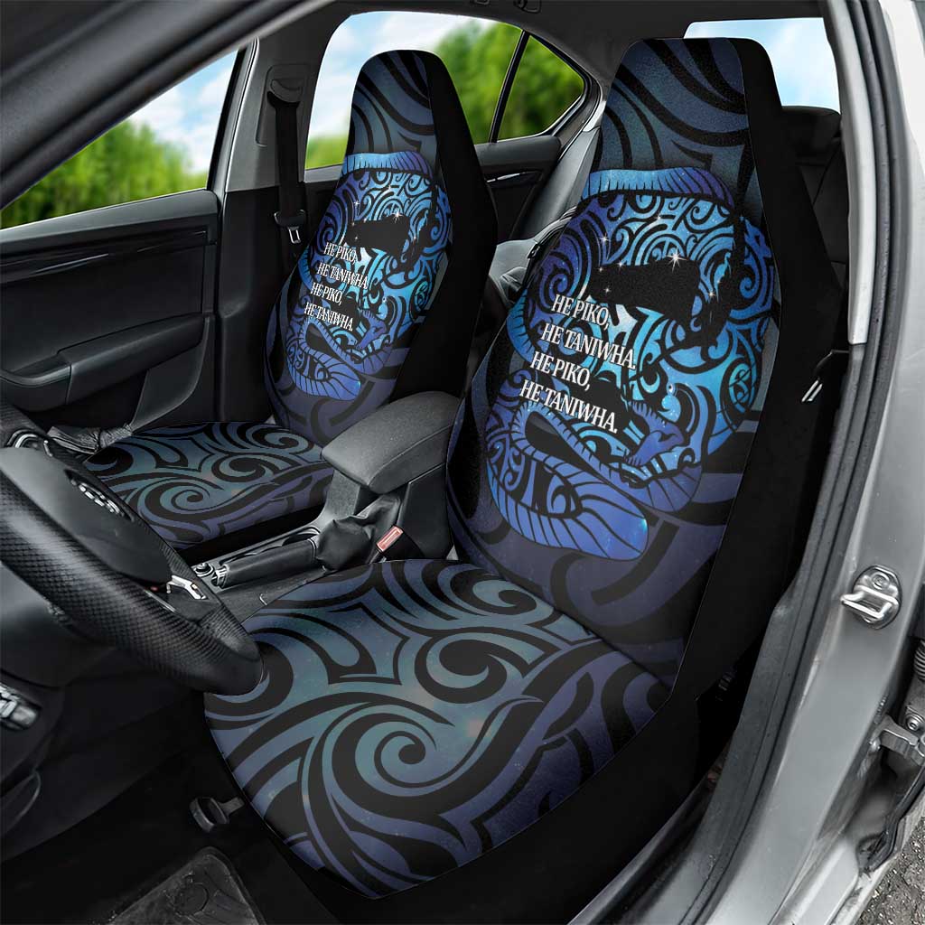 Tuna Eel New Zealand Matariki Car Seat Cover He Piko He Taniwha Maori Pattern LT14 - Polynesian Pride