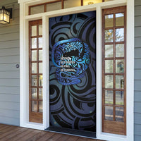 Tuna Eel New Zealand Matariki Door Cover He Piko He Taniwha Maori Pattern LT14 - Polynesian Pride
