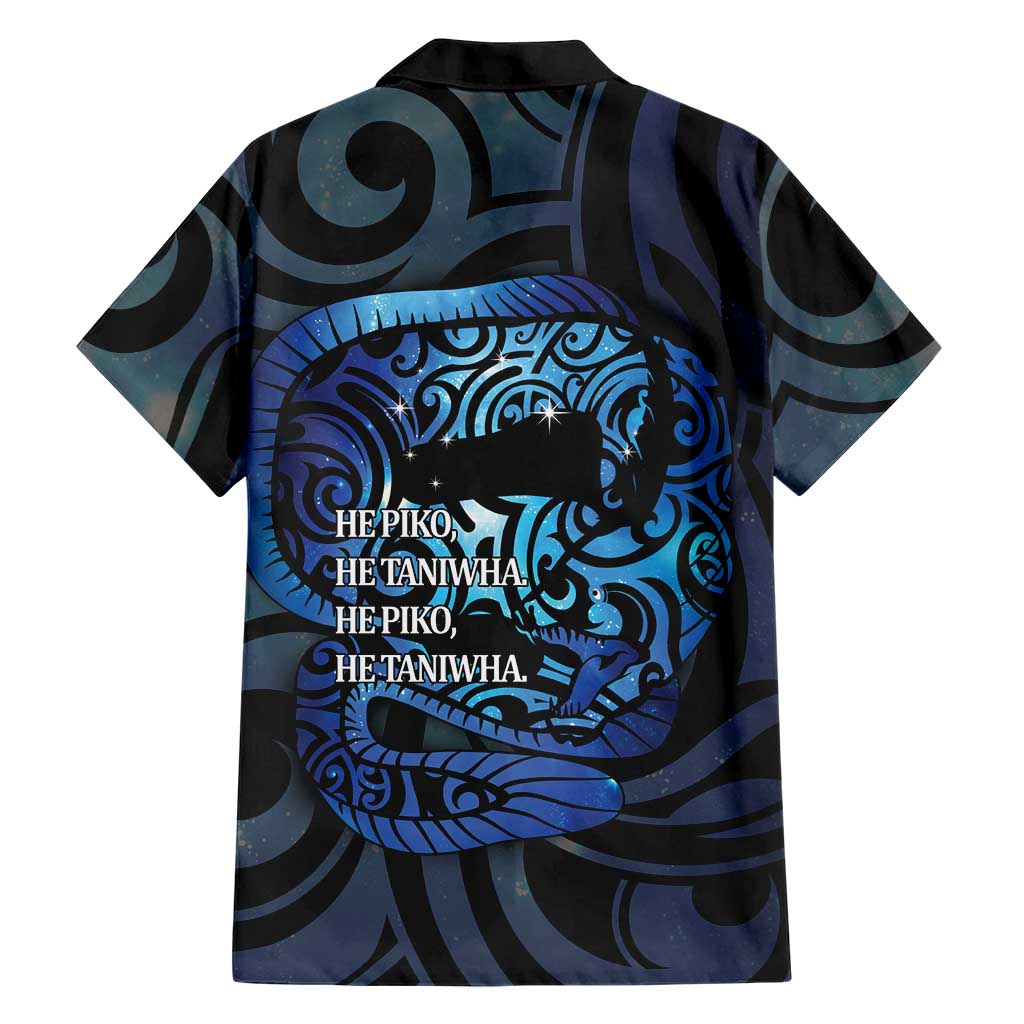 Tuna Eel New Zealand Matariki Family Matching Long Sleeve Bodycon Dress and Hawaiian Shirt He Piko He Taniwha Maori Pattern LT14 - Polynesian Pride