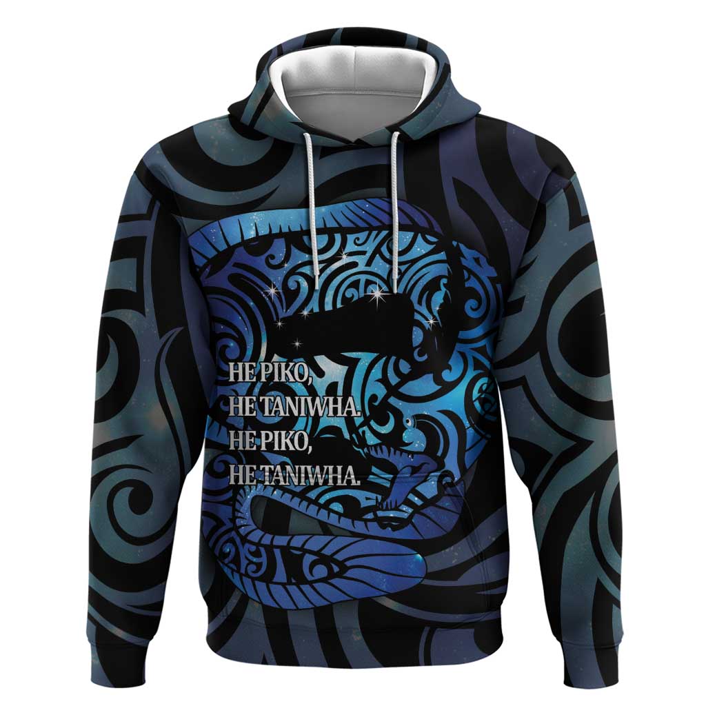 Tuna Eel New Zealand Matariki Hoodie He Piko He Taniwha Maori Pattern
