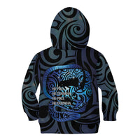 Tuna Eel New Zealand Matariki Kid Hoodie He Piko He Taniwha Maori Pattern LT14 - Polynesian Pride