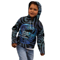 Tuna Eel New Zealand Matariki Kid Hoodie He Piko He Taniwha Maori Pattern LT14 - Polynesian Pride
