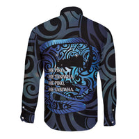 Tuna Eel New Zealand Matariki Long Sleeve Button Shirt He Piko He Taniwha Maori Pattern LT14 - Polynesian Pride