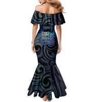 Tuna Eel New Zealand Matariki Mermaid Dress He Piko He Taniwha Maori Pattern LT14 - Polynesian Pride