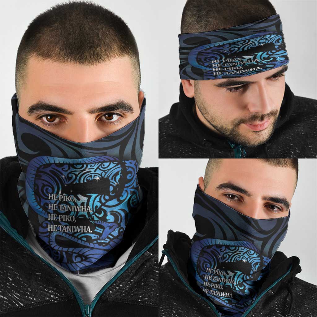 Tuna Eel New Zealand Matariki Neck Gaiter He Piko He Taniwha Maori Pattern LT14 - Polynesian Pride