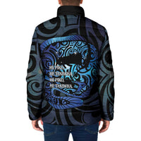 Tuna Eel New Zealand Matariki Padded Jacket He Piko He Taniwha Maori Pattern LT14 - Polynesian Pride