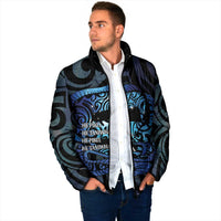 Tuna Eel New Zealand Matariki Padded Jacket He Piko He Taniwha Maori Pattern LT14 - Polynesian Pride