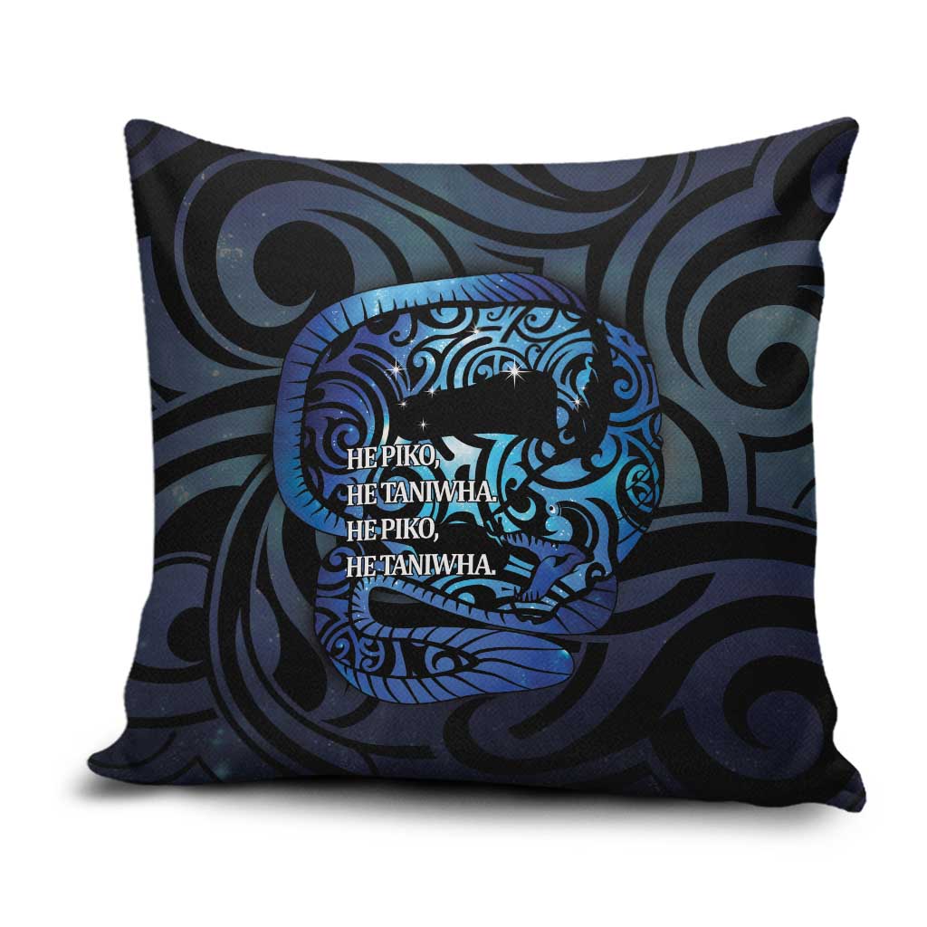 Tuna Eel New Zealand Matariki Pillow Cover He Piko He Taniwha Maori Pattern LT14 Purple - Polynesian Pride