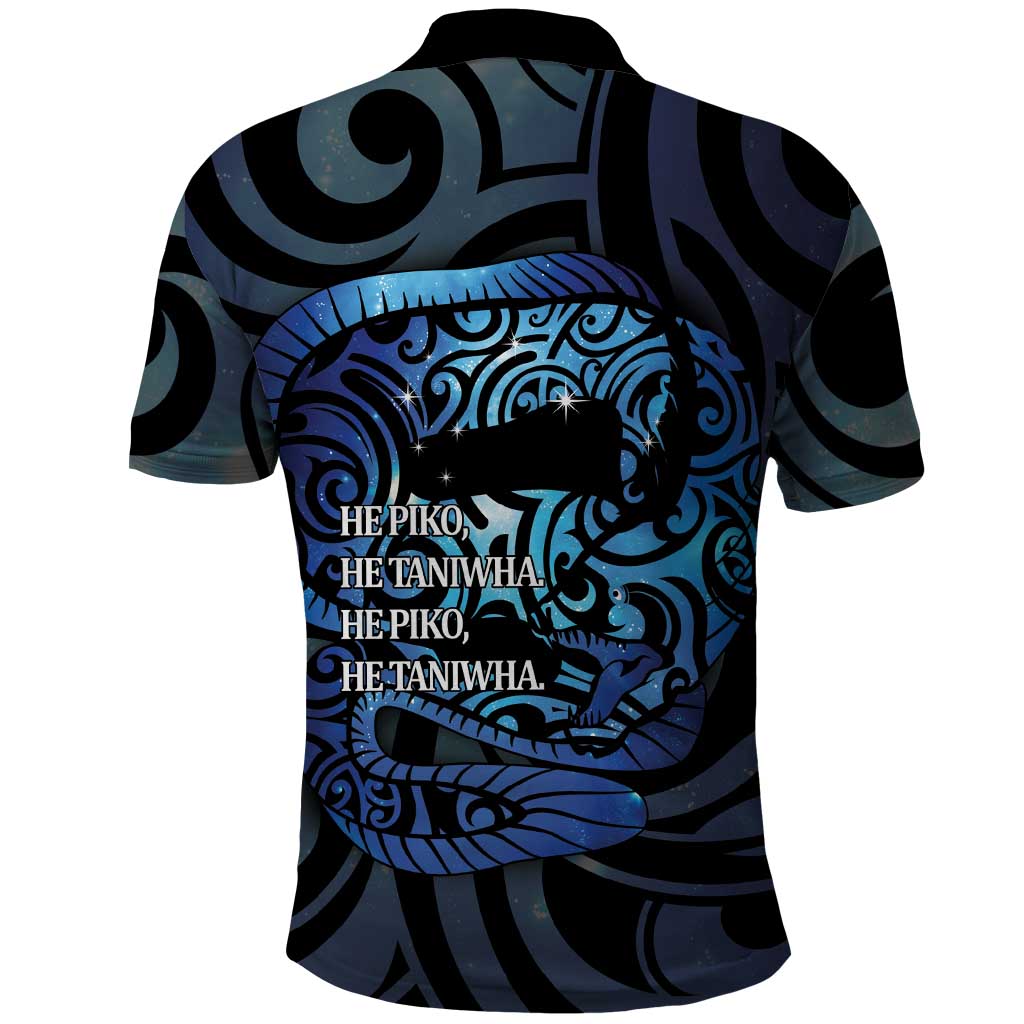 Tuna Eel New Zealand Matariki Polo Shirt He Piko He Taniwha Maori Pattern LT14 - Polynesian Pride