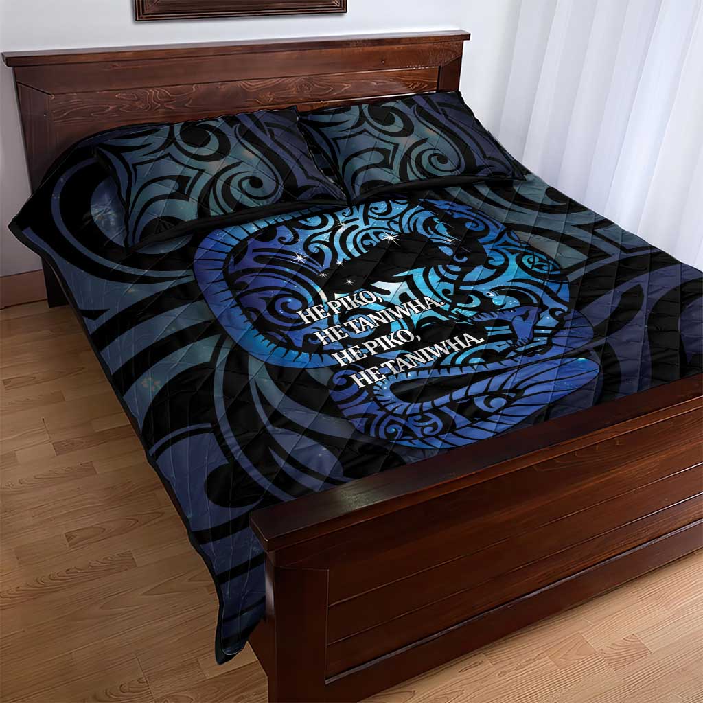 Tuna Eel New Zealand Matariki Quilt Bed Set He Piko He Taniwha Maori Pattern LT14 - Polynesian Pride