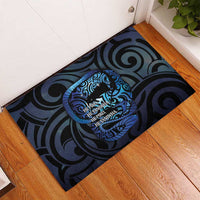 Tuna Eel New Zealand Matariki Rubber Doormat He Piko He Taniwha Maori Pattern