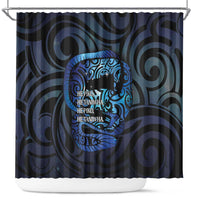 Tuna Eel New Zealand Matariki Shower Curtain He Piko He Taniwha Maori Pattern LT14 Purple - Polynesian Pride