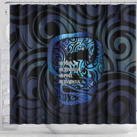 Tuna Eel New Zealand Matariki Shower Curtain He Piko He Taniwha Maori Pattern LT14 - Polynesian Pride