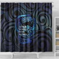 Tuna Eel New Zealand Matariki Shower Curtain He Piko He Taniwha Maori Pattern LT14 - Polynesian Pride