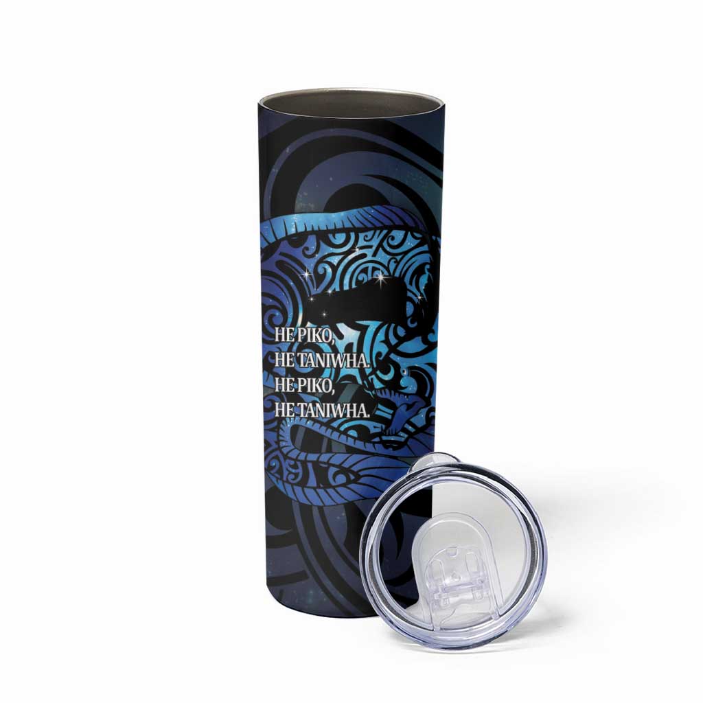 Tuna Eel New Zealand Matariki Skinny Tumbler He Piko He Taniwha Maori Pattern
