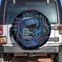 Tuna Eel New Zealand Matariki Spare Tire Cover He Piko He Taniwha Maori Pattern LT14 Purple - Polynesian Pride