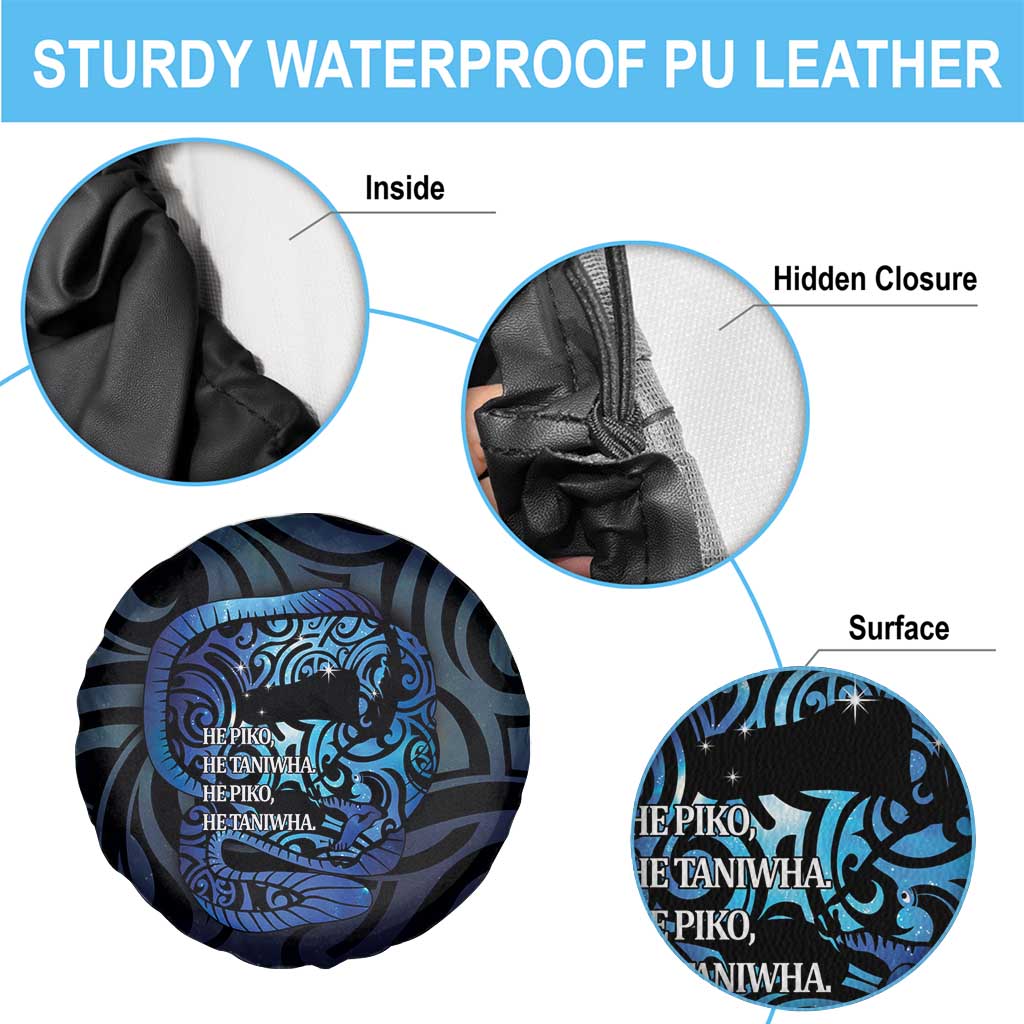Tuna Eel New Zealand Matariki Spare Tire Cover He Piko He Taniwha Maori Pattern LT14 - Polynesian Pride