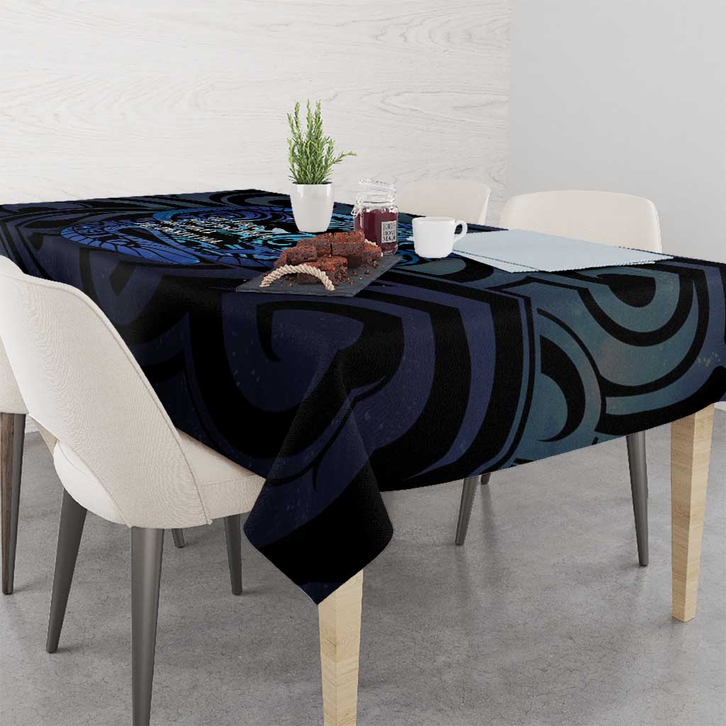 Tuna Eel New Zealand Matariki Tablecloth He Piko He Taniwha Maori Pattern LT14 - Polynesian Pride