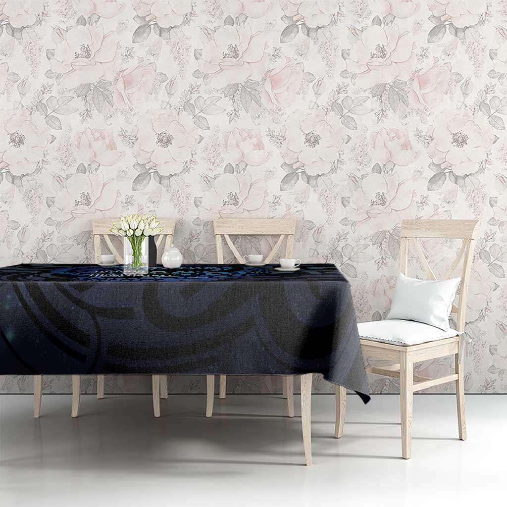 Tuna Eel New Zealand Matariki Tablecloth He Piko He Taniwha Maori Pattern LT14 - Polynesian Pride