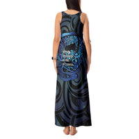 Tuna Eel New Zealand Matariki Tank Maxi Dress He Piko He Taniwha Maori Pattern LT14 - Polynesian Pride