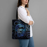 Tuna Eel New Zealand Matariki Tote Bag He Piko He Taniwha Maori Pattern LT14 - Polynesian Pride