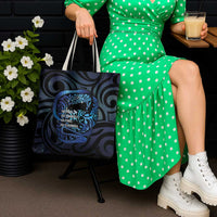 Tuna Eel New Zealand Matariki Tote Bag He Piko He Taniwha Maori Pattern LT14 - Polynesian Pride