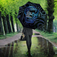 Tuna Eel New Zealand Matariki Umbrella He Piko He Taniwha Maori Pattern LT14 - Polynesian Pride