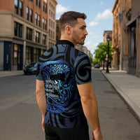 Tuna Eel New Zealand Matariki Zipper Polo Shirt He Piko He Taniwha Maori Pattern LT14 - Polynesian Pride