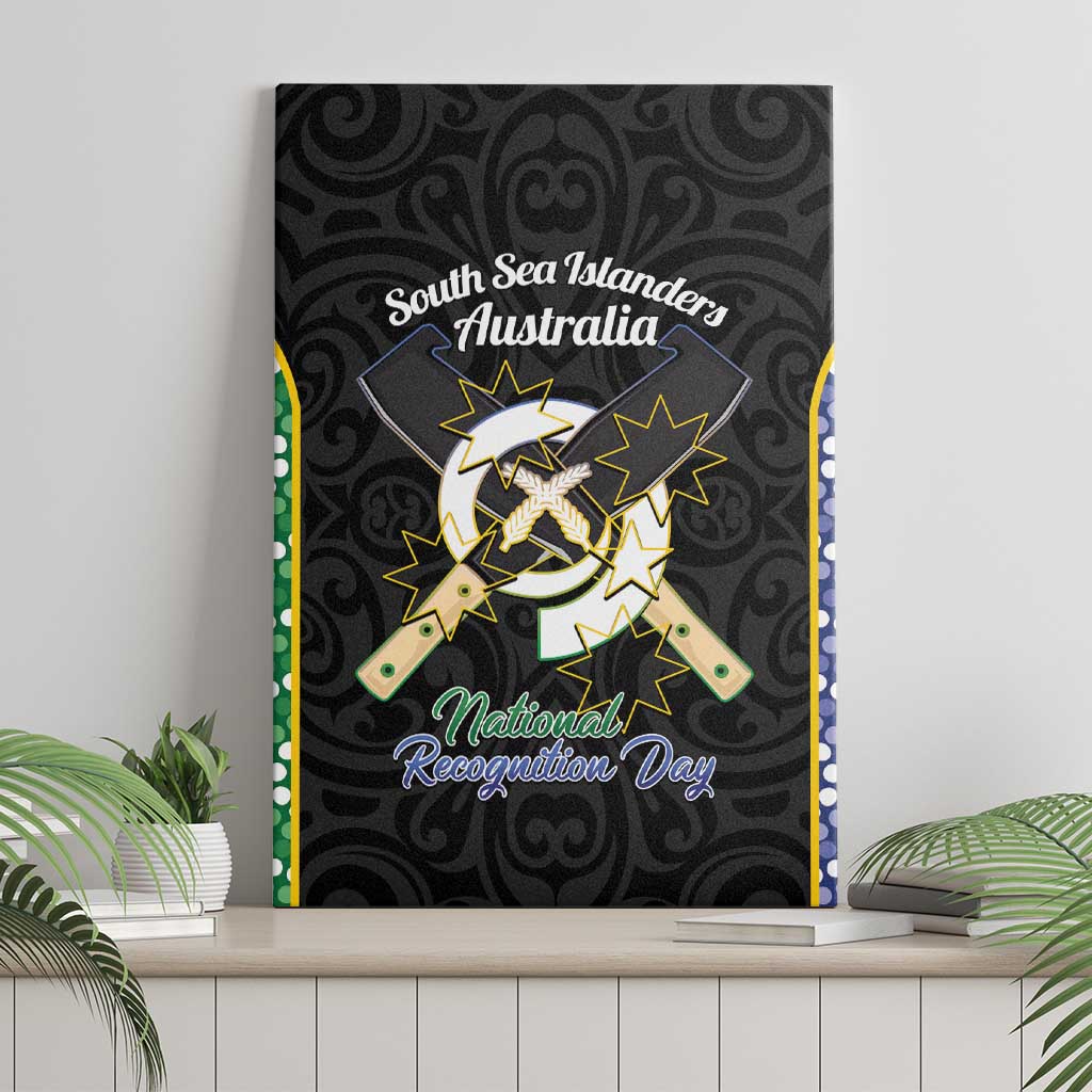 South Sea Islanders National Recognition Day Canvas Wall Art Australia Aboriginal Vanuatu Pig Tusk LT14 - Polynesian Pride