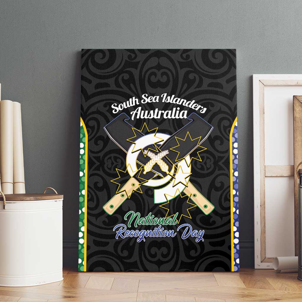 South Sea Islanders National Recognition Day Canvas Wall Art Australia Aboriginal Vanuatu Pig Tusk LT14 - Polynesian Pride