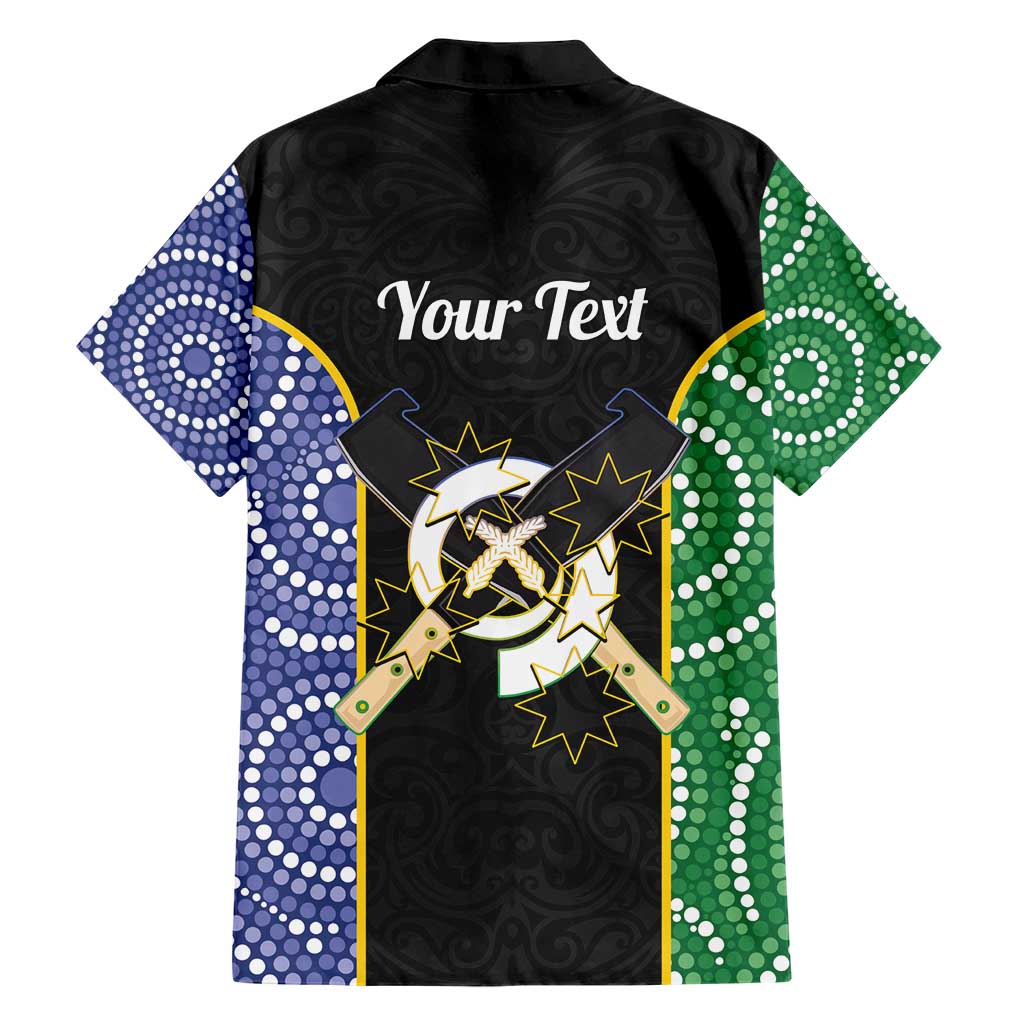 Personalised South Sea Islanders National Recognition Day Family Matching Short Sleeve Bodycon Dress and Hawaiian Shirt Australia Aboriginal Vanuatu Pig Tusk