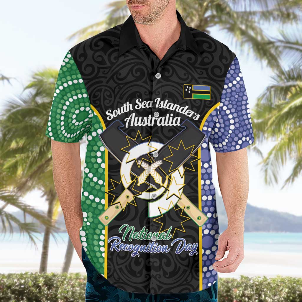 Personalised South Sea Islanders National Recognition Day Hawaiian Shirt Australia Aboriginal Vanuatu Pig Tusk LT14 - Polynesian Pride