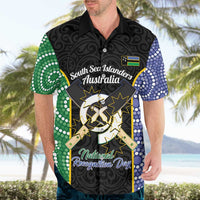Personalised South Sea Islanders National Recognition Day Hawaiian Shirt Australia Aboriginal Vanuatu Pig Tusk LT14 - Polynesian Pride