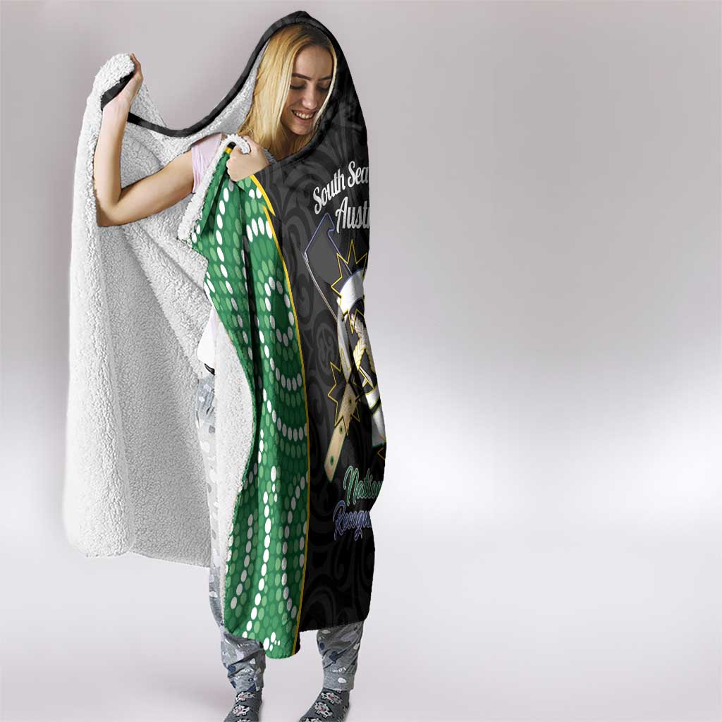 South Sea Islanders National Recognition Day Hooded Blanket Australia Aboriginal Vanuatu Pig Tusk LT14 - Polynesian Pride