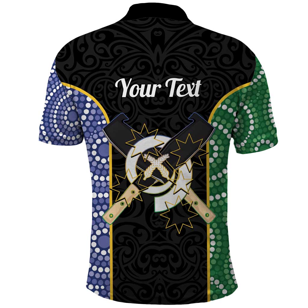 Personalised South Sea Islanders National Recognition Day Polo Shirt Australia Aboriginal Vanuatu Pig Tusk