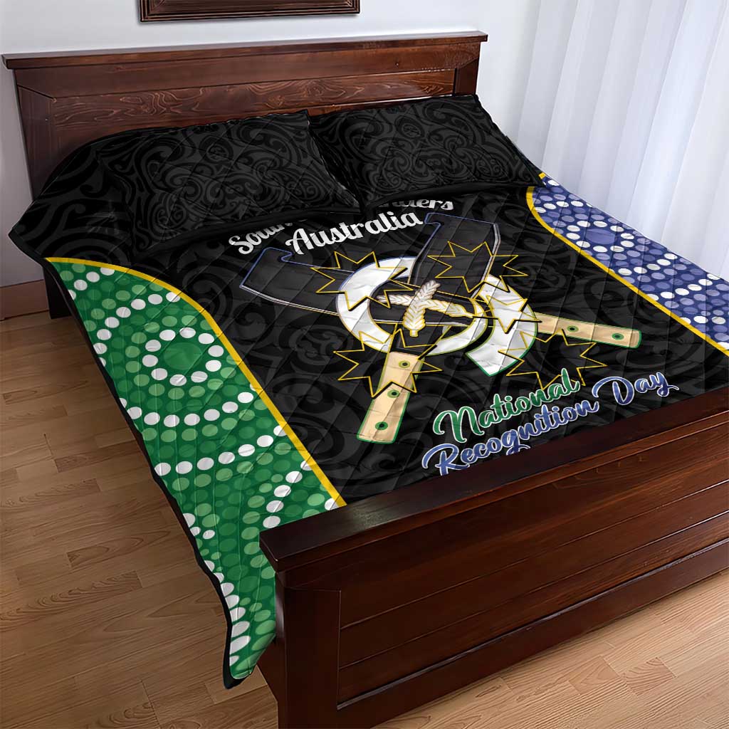 Personalised South Sea Islanders National Recognition Day Quilt Bed Set Australia Aboriginal Vanuatu Pig Tusk
