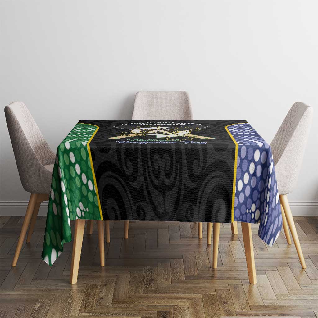 South Sea Islanders National Recognition Day Tablecloth Australia Aboriginal Vanuatu Pig Tusk LT14 - Polynesian Pride