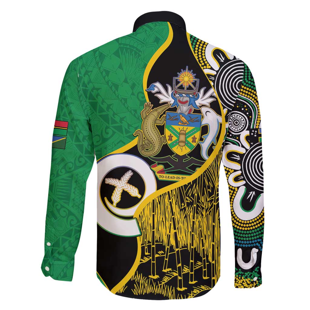 Australian South Sea Islanders National Recognition Day Family Matching Short Sleeve Bodycon Dress and Hawaiian Shirt Solomon Islands And Vanuatu Culture