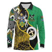 Australian South Sea Islanders National Recognition Day Long Sleeve Polo Shirt Solomon Islands And Vanuatu Culture