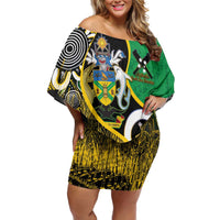 Australian South Sea Islanders National Recognition Day Off Shoulder Short Dress Solomon Islands And Vanuatu Culture