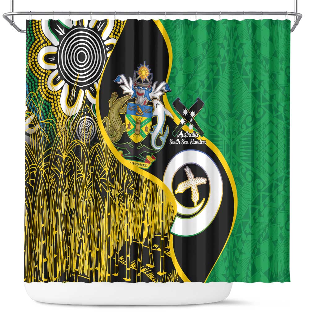 Australian South Sea Islanders National Recognition Day Shower Curtain Solomon Islands And Vanuatu Culture