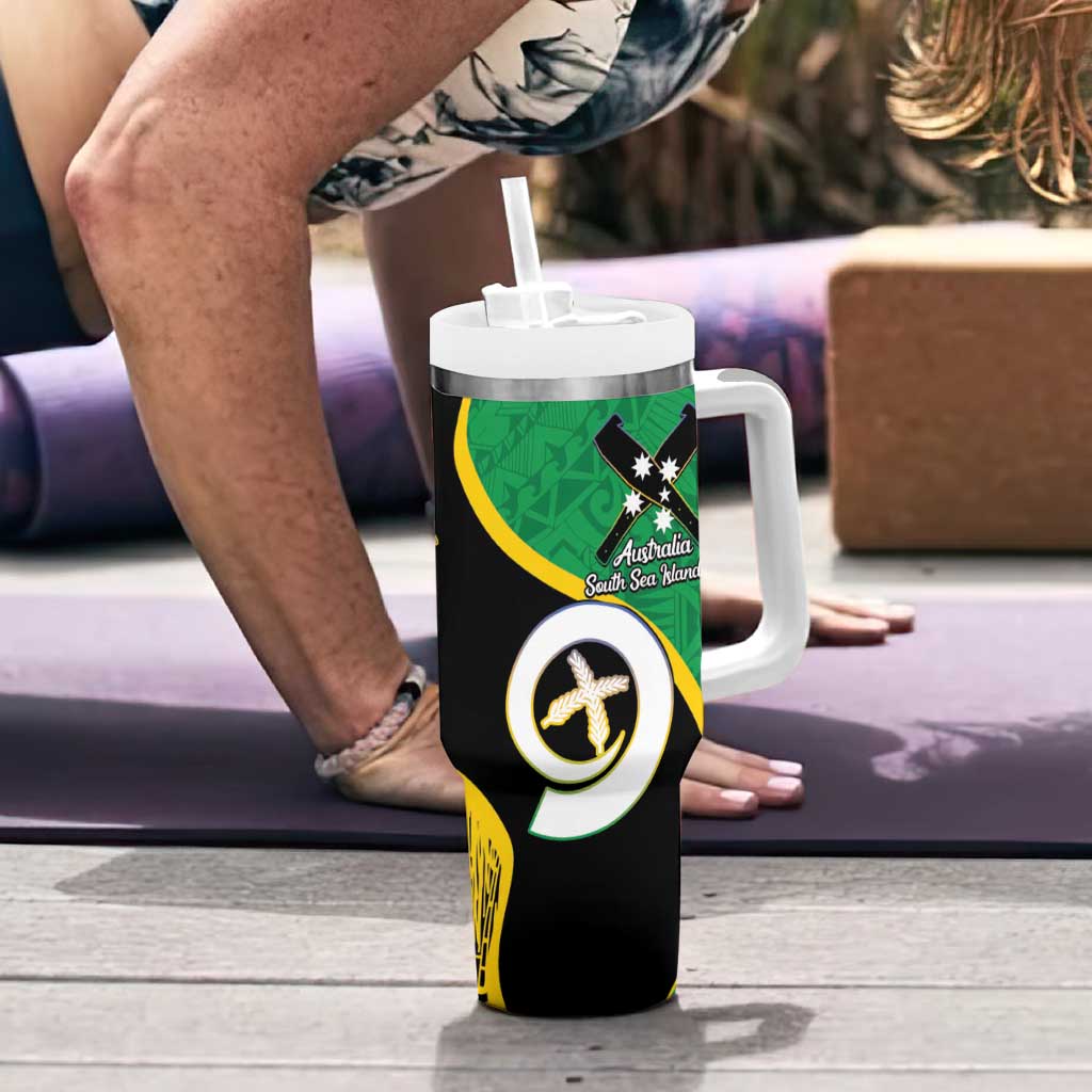 Australian South Sea Islanders National Recognition Day Tumbler With Handle Solomon Islands And Vanuatu Culture
