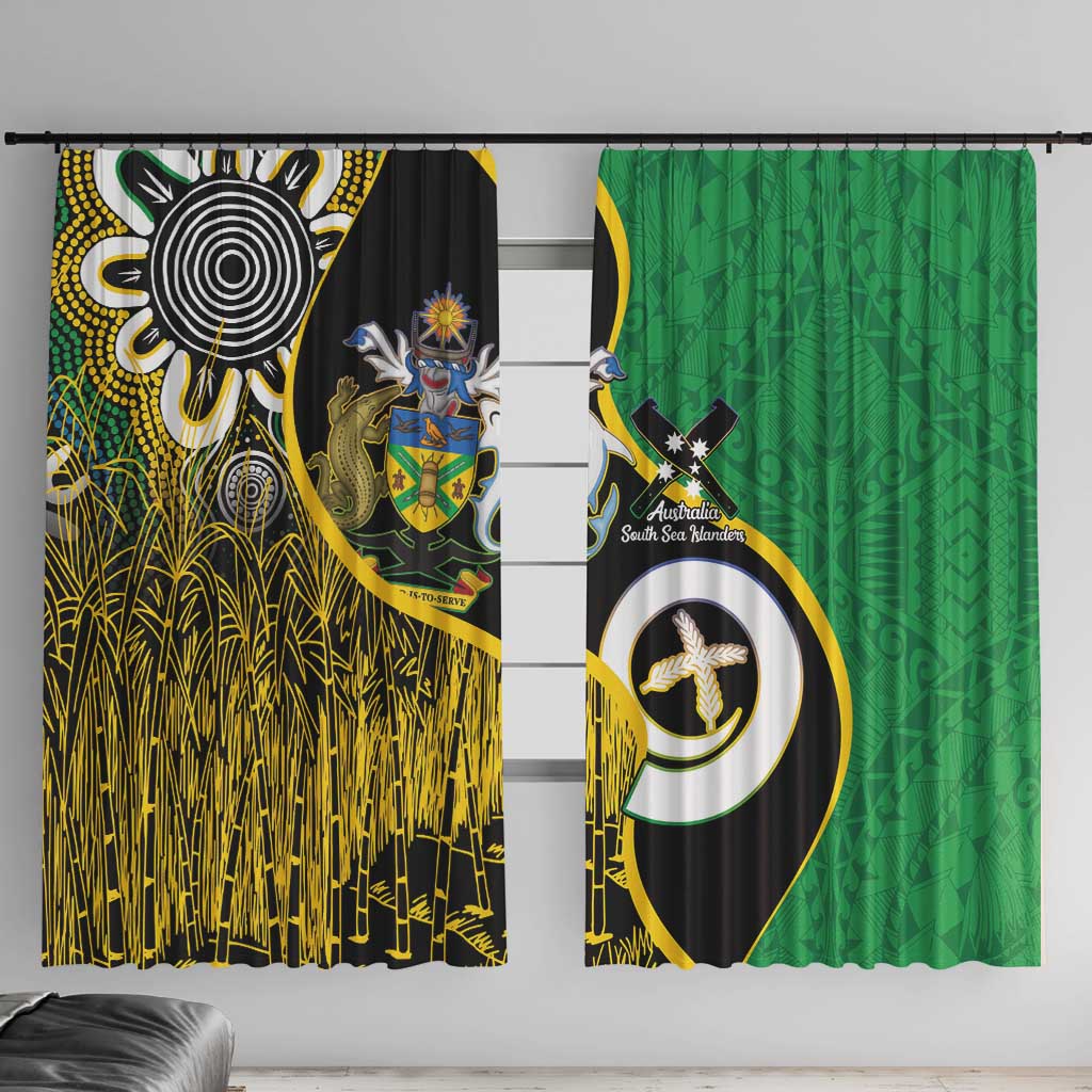 Australian South Sea Islanders National Recognition Day Window Curtain Solomon Islands And Vanuatu Culture